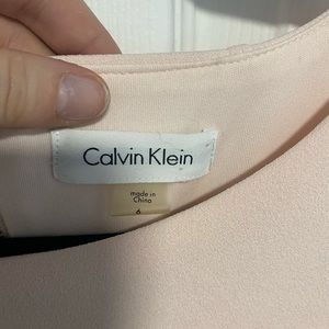 Pink Peplum Sleeve Dress